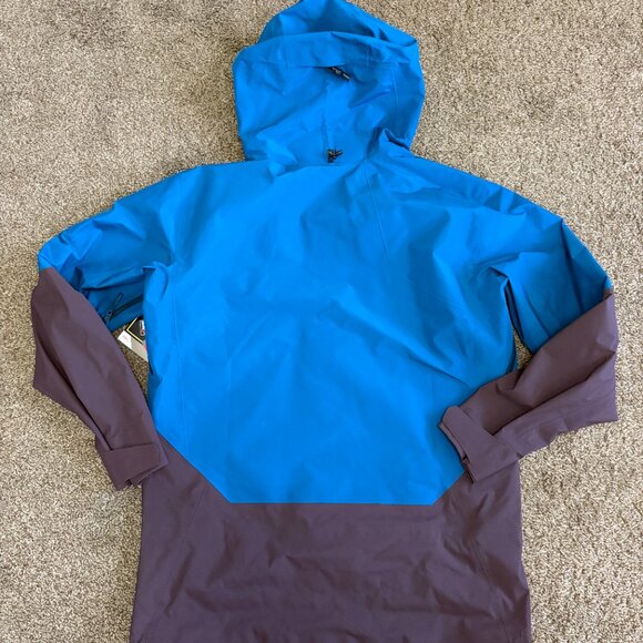 Men's Arcteryx Rush Ski Shell Jacket Large Magician Blue Brand New With Tags - Picture 5 of 5
